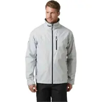 Helly Hansen for man. 34444 Crew Midlayer 2.0 gray sailing jacket (M), Grey, Polyester, Outdoor