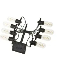 SMART GARDEN LED-lyslenke Vintage 365, 8 lyskilder, glass, IP44