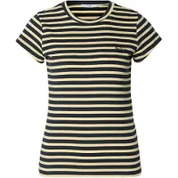 Pepe Jeans for woman. PL5000141 Merida Striped Navy T-shirt (L), Blue, Casual, Cotton, Short sleeve