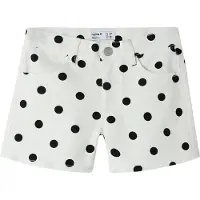 Name it Shorts - NkfRose - Antique White/Dot - - 9 år (134) - Shorts