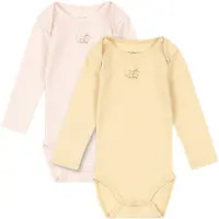 Fanga Fontana Bodyer I/e - Bello - 2-pack - Banana Crepe/kreolsk - - 62 - Langermet Body