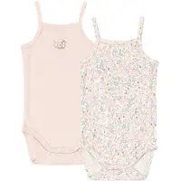 Fanga Fontana Bodyer u/e - Fio - 2-pack - Prato Fiori/Kreol Rosa - - 62 - Body uten ermer