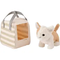 Kids Concept Katt m. Veske - Beige/Hvit - - OneSize - Kosedyr