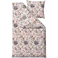 Södahl Sengetøy 140x200 cm - 100% bomullssatin - Tapestry - Rosa blomster