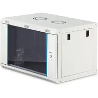 Digitus DN-37100 - 7U Wall-Mounted Cabinet | 600x450mm | Glass Door | Unmounted