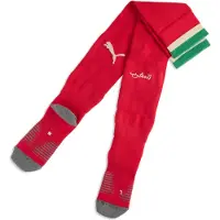 Puma Morocco 2026 Striped Football Socks Men, Clothing, Fast Red/Archive Green, 31-34