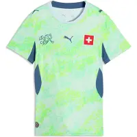 Puma Switzerland 2026 Away Jersey Women, Football, Sea Glass/Dark Indigo, M