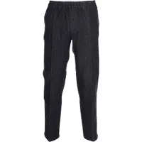 Brühl Jeans med strikk i livet - koksgrå/svart