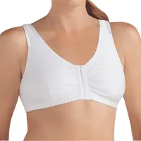 AMOENA Hvit BH med frontlukking - Frances