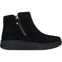 SKECHERS damestøvlett med varm fôring – Sort