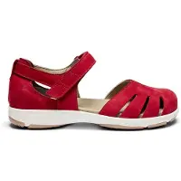 New Feet lukket damesandal - Rød - Sandaler
