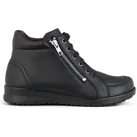 New Feet lav damestøvlett - Svart