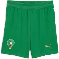 Puma Morocco 2026 Shorts Youth, Football, Archive Green/Victory Gold, 13-14Y