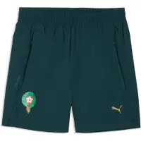 Puma Morocco PUMATECH Relaxed Woven Shorts Men, Football, Green Terrain/Victory Gold, S