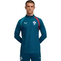 Puma Portugal Training Quarter-Zip Top Men, Football, Ocean Tropic/Silver Mist, M