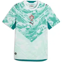 Puma Portugal 2026 Authentic Away Jersey Men, Football, White/Green Lagoon, M