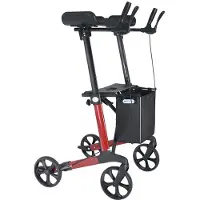 Seniorshop Høy rollator/talerstol - med armstøtteUtendørs rollatorer - innendørs rullator - Utendørs rollatorer + Innendørs rollatorer