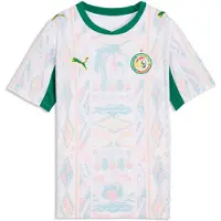 Puma Senegal 2026 Home Jersey Youth, Performance, White/Wild Green, 5-6Y