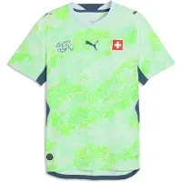 Puma Switzerland 2026 Authentic Away Jersey Men, Football, Sea Glass/Dark Indigo, M
