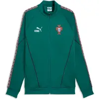 Puma Portugal KING Anthem Jacket Men, Football, Green Lagoon/Ruby Shimmer, S