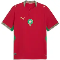 Puma Morocco 2026 Home Jersey Authentic Men, Football, Fast Red/Victory Gold, XL