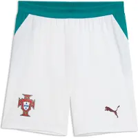 Puma Portugal 2026 Shorts Men, Football, White/Green Lagoon, L