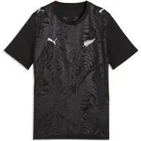 Puma New Zealand 2026 Home Jersey Youth, Football, Black/Silver, 5-6Y