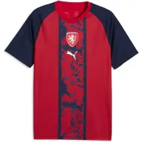 Puma Czechia Warmup Jersey Men, Football, Dark Cherry/Navy, XL