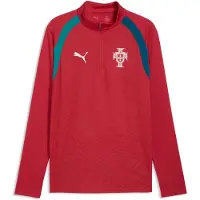 Puma Portugal Training Quarter-Zip Top Men, Football, Club Red/Silver Mist, XS