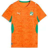 Puma Côte d'Ivoire 2026 Home Jersey Women, Performance, Rickie Orange/Sport Green, S