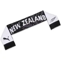 Puma New Zealand ftblCulture Scarf, Football, Black/White, OSFA