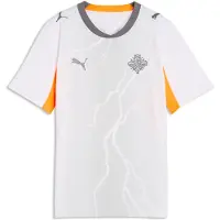Puma Iceland 2026 Away Jersey Youth, Performance, White/Cool Dark Gray, 9-10Y