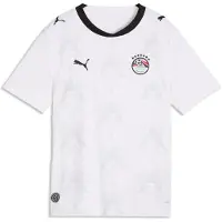 Puma Egypt 2026 Away Jersey Youth, Performance, White/Feather Gray, 7-8Y