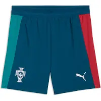 Puma Portugal Training Shorts with Pockets Youth, Football, Ocean Tropic/Silver Mist, 13-14Y