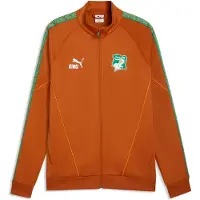 Puma Côte d'Ivoire KING Anthem Jacket Men, Performance, Warm Chestnut/White, S