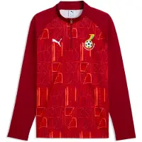 Puma Ghana Slim Warmup Quarter-Zip Top Men, Performance, Dark Crimson/Red, L