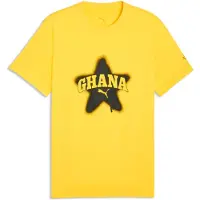 Puma Ghana ftblCulture Tee Men, Performance, Pelé Yellow/Black, L