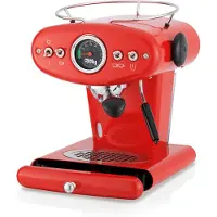 Illy X1, Espressomaskin, 1 l, Kaffe pute, Malt kaffe, 1200 W, Sort, Rød, Rustfritt stål