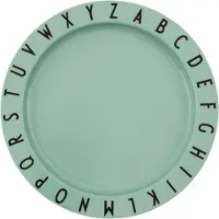 Design Letters Tallerken - Tritan - Eat &amp; Learn - Grønn - - OneSize - Tallerken