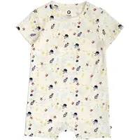 Green Cotton Sommerdrakt - Sea Strand - Tofu/Hamp/Navy - - 2 år (92) - Sommerdrakt