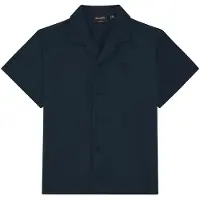 Lyle & Scott Skjorte - Bomull/Lin - Dark Navy - - 12-13 år (152-158) - Skjorte K/E