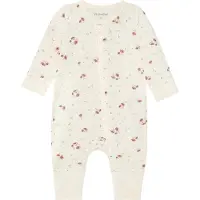 Minymo Jumpsuit - Viskose - Peach Pisk m. Blomster - - 68 - Jumpsuit