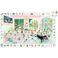 Djeco Puslespill - 100 Brikker - Dance-skolen - - OneSize - Puslespill