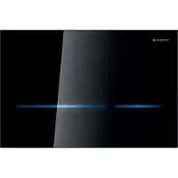 Geberit betj. Sigma80 sort - glas 230V
