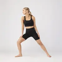 Drop of Mindfulness Ultimate Bike Shorts, Black