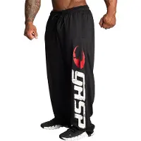 Gasp Original Mesh Pants, Black/Red - M