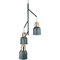 Searchlight Pendellampe Barham, grå, metall, 3 lyskilder, E27