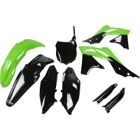 Ufo Kawasaki Kxf 250 2013-2016 Kakit219f-999 Fork Protectors & Plastsett