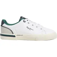 Pepe Jeans for boy. PBS300002 Trainers Kenton Campus white (36), Flat, Laces, Casual, children's fashion
