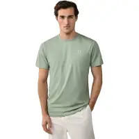 Hackett for man. HM5000077 Small Logo T-shirt green (S), Casual, Cotton, Short sleeve